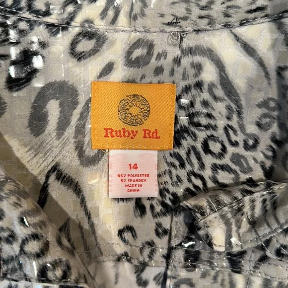 Leopard Jacket from Ruby Rd. - Picture 3 of 5